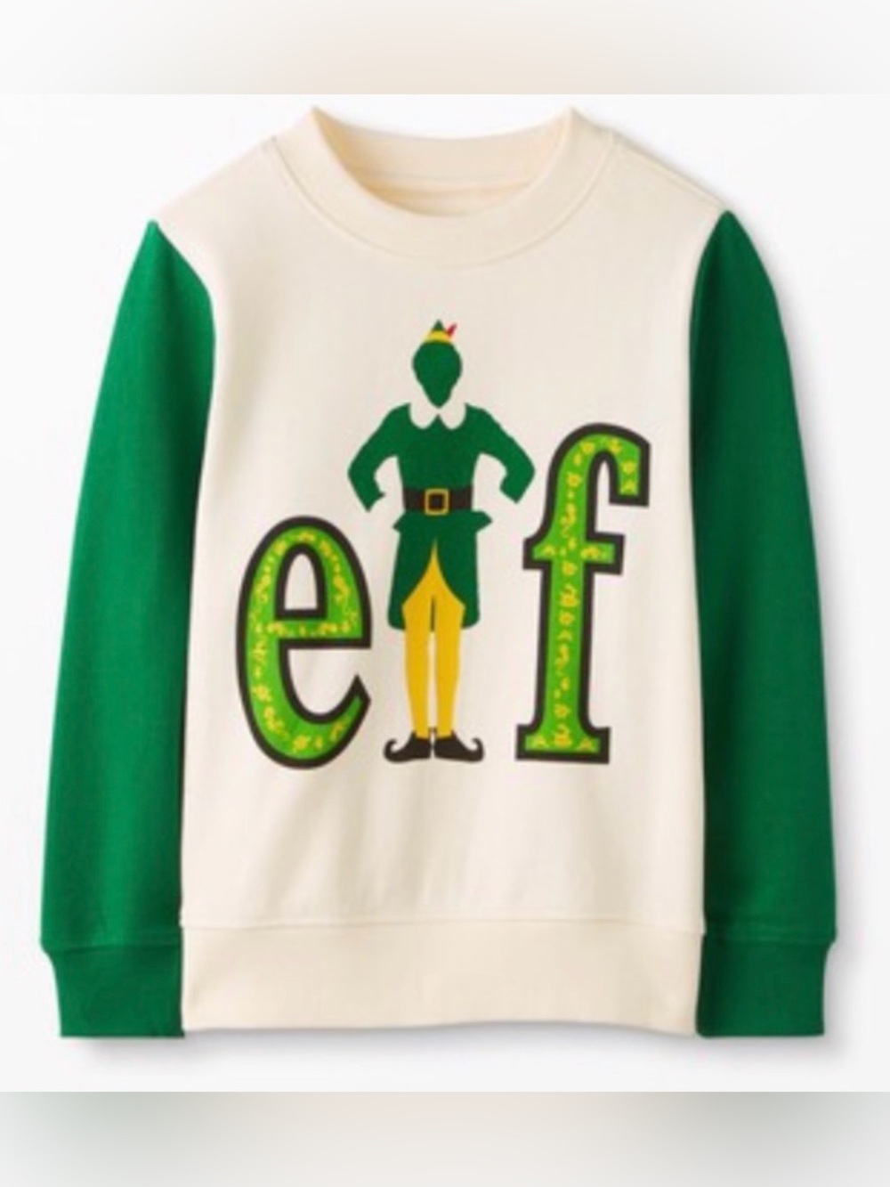 Hanna Andersson Size 12 Buddy the Elf Sweatshirt Christmas Holidays Y2K 2000’s